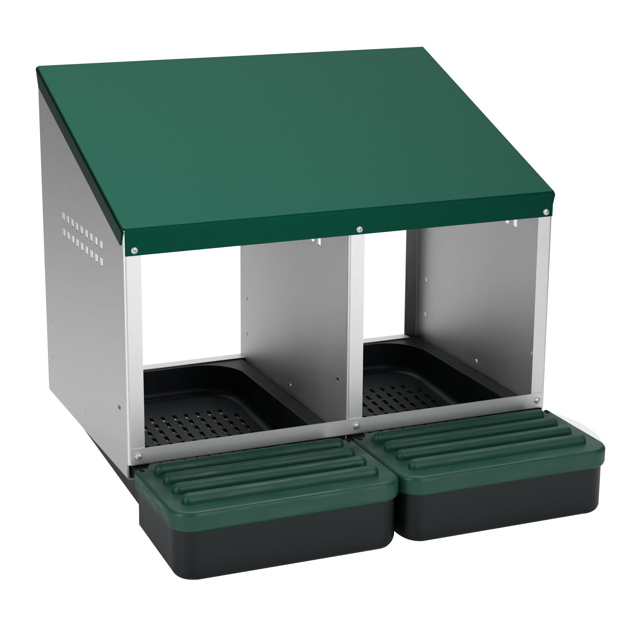 EggHouse Galvanized Nesting Box - Up to 20 Birds