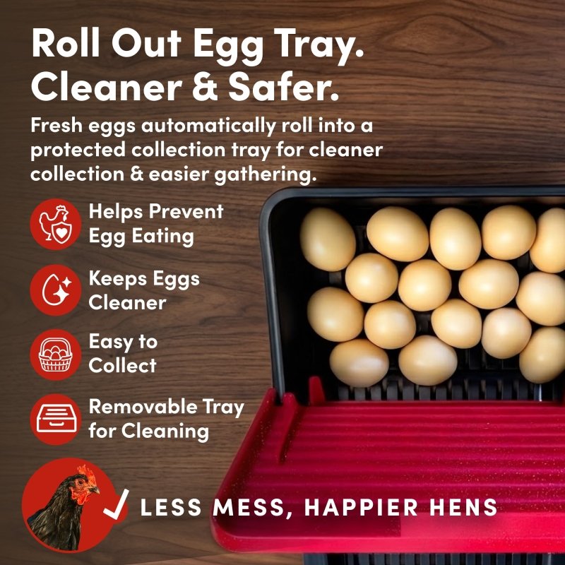 RentACoop Roll-Out Reversible Nesting Box Efficiency - One Compartment