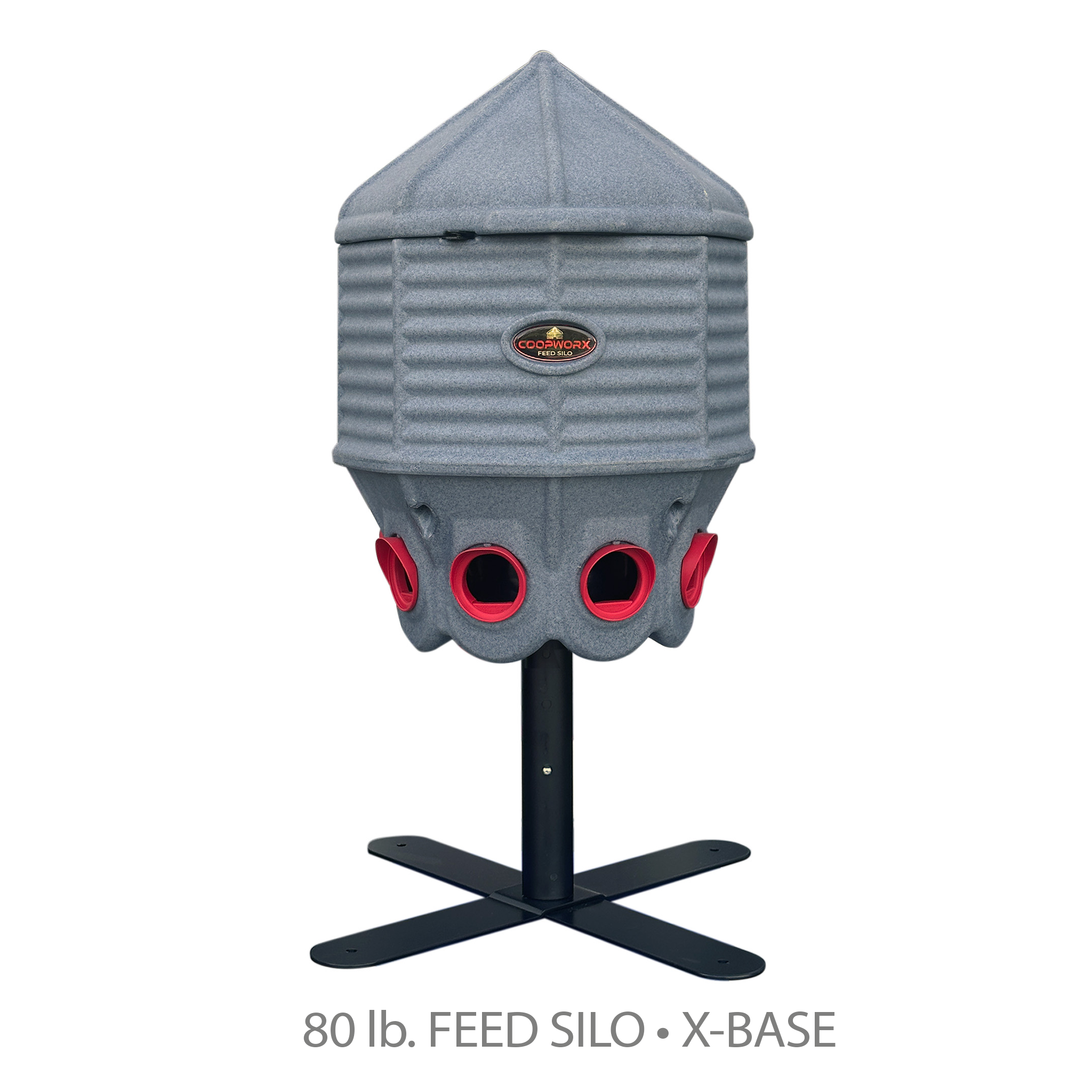 80 lb. FEED SILO...
