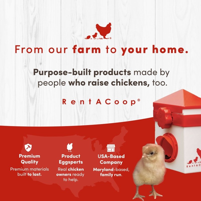 RentACoop Little Red Barn Chick Brooder Set
