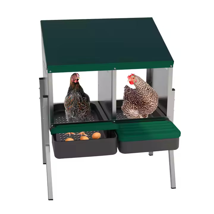 EggHouse Galvanized Nesting Box - Up to 20 Birds