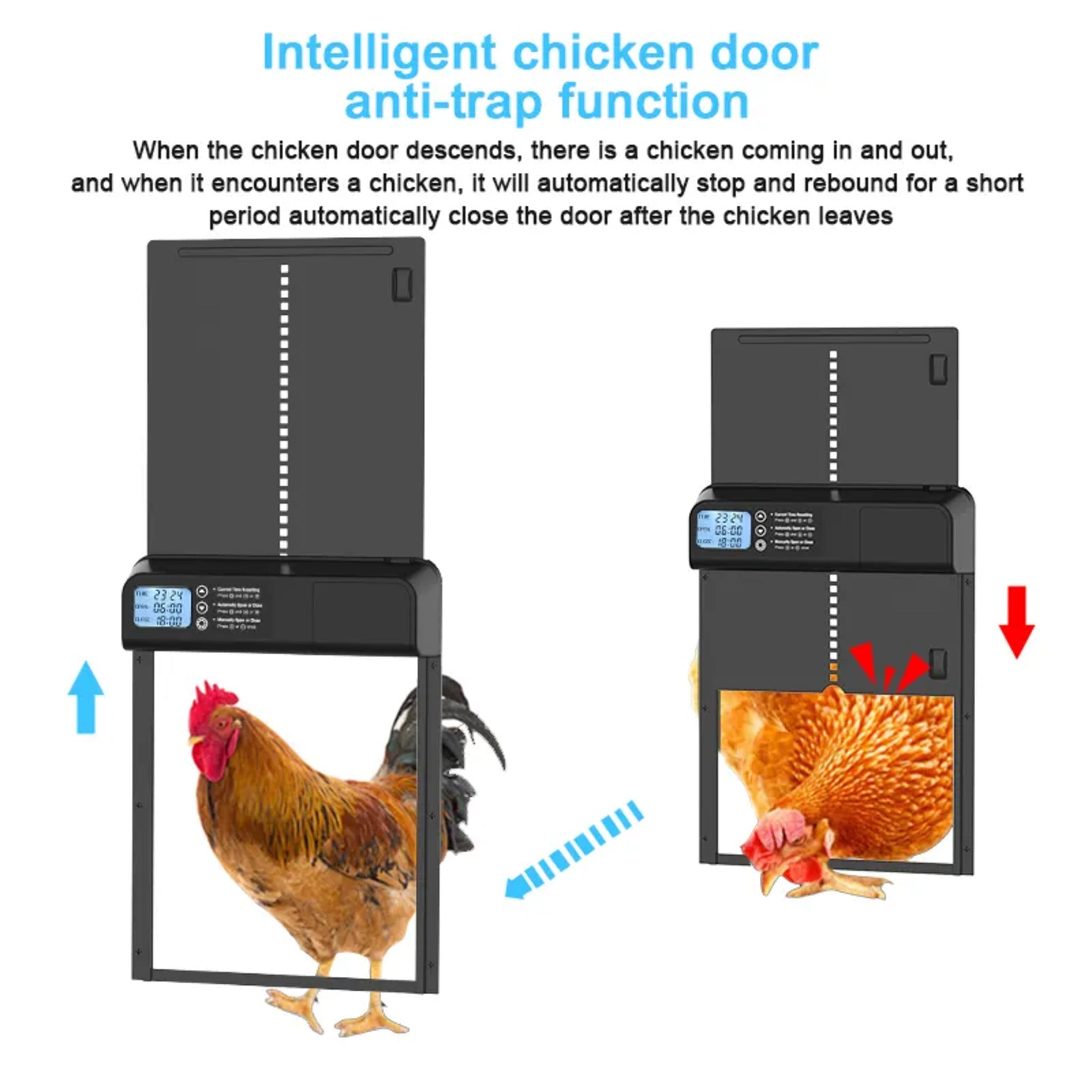 Hatching Time Smart Automatic Chicken Coop Door with Timer