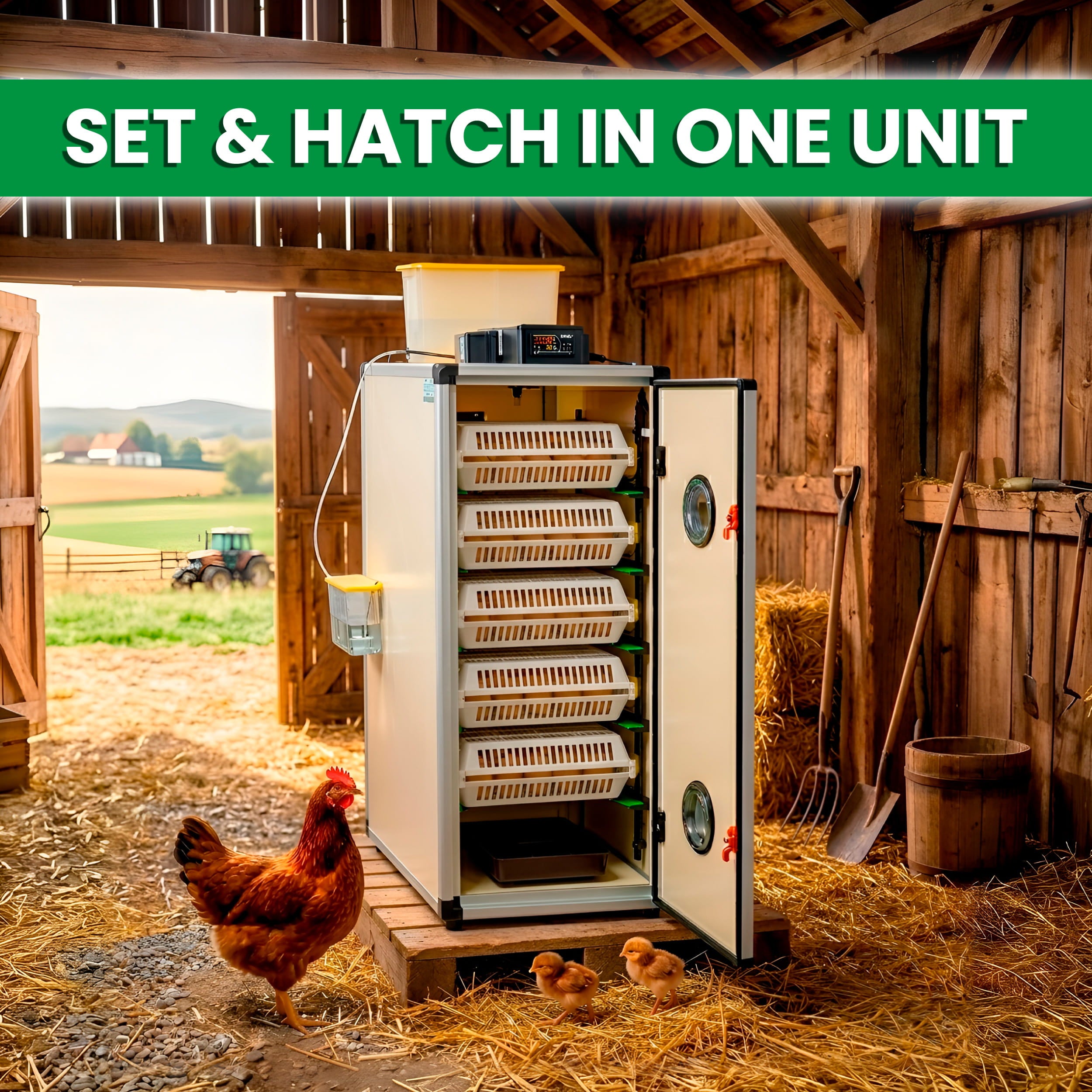 Cimuka CT180 SH Egg Incubator - Setter & Hatcher