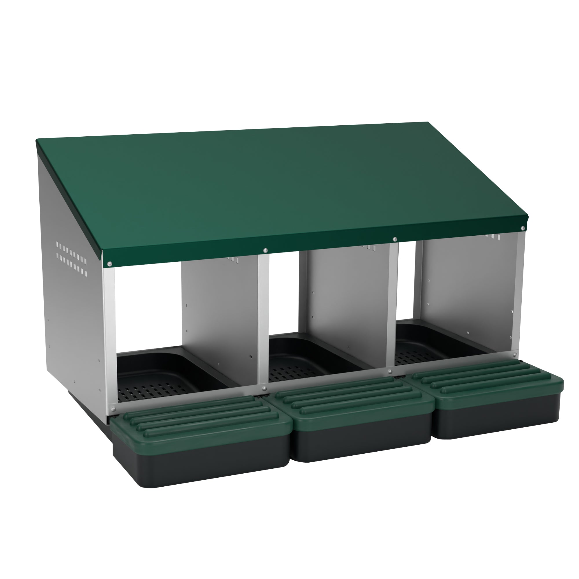 EggHouse Galvanized Nesting Box - Up to 30 Birds
