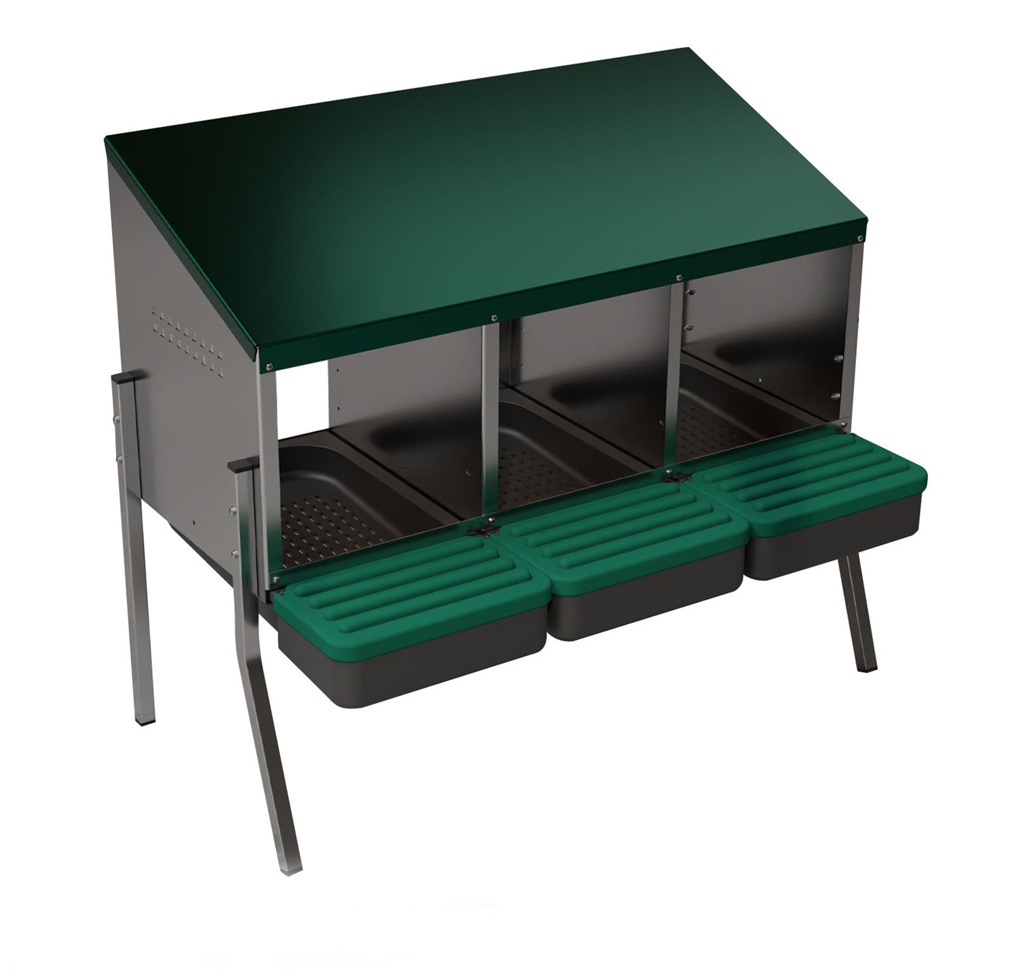 EggHouse Galvanized Nesting Box - Up to 30 Birds
