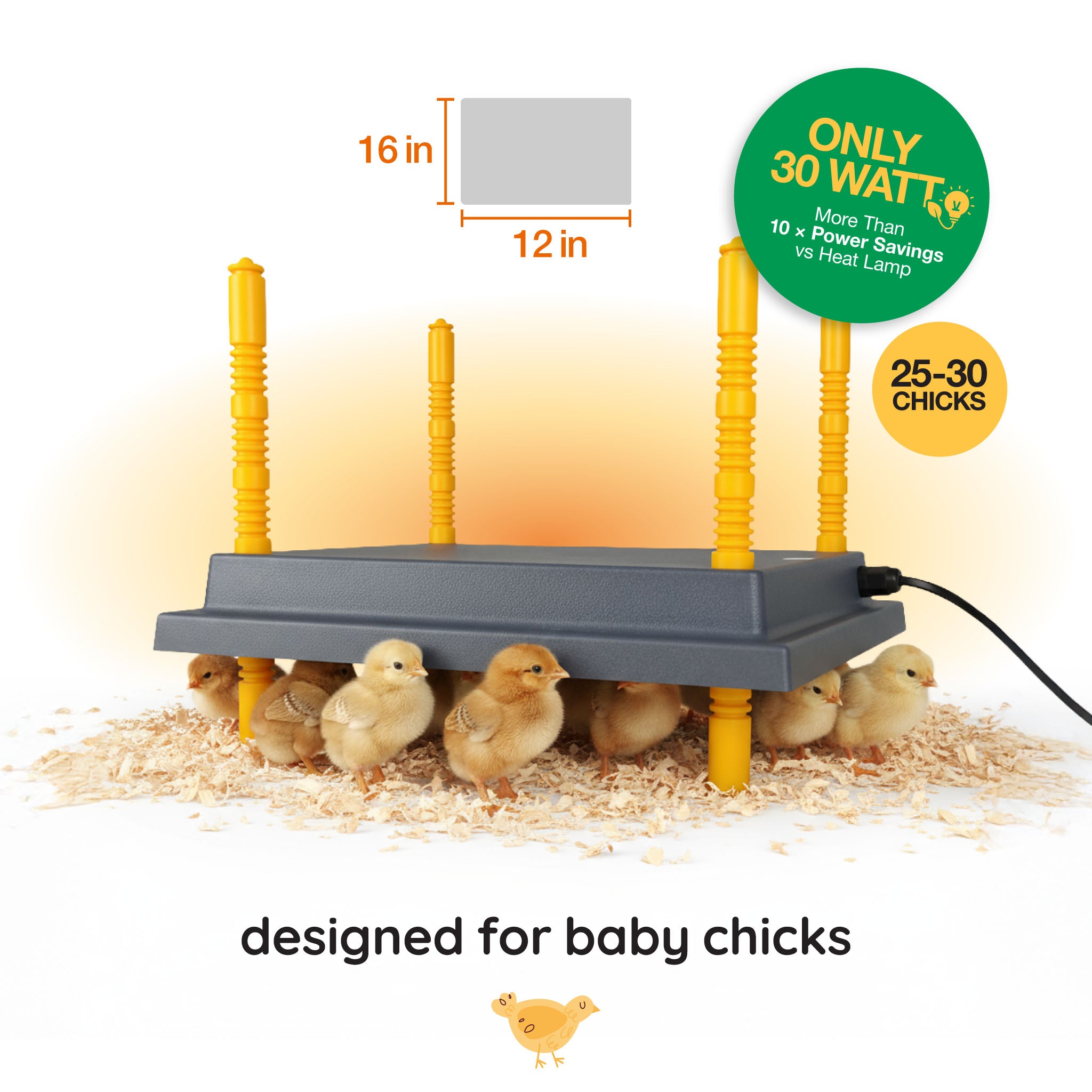 Hatching Time Warmzy Heating Plate 12" x 16" - 25-30 Chicks