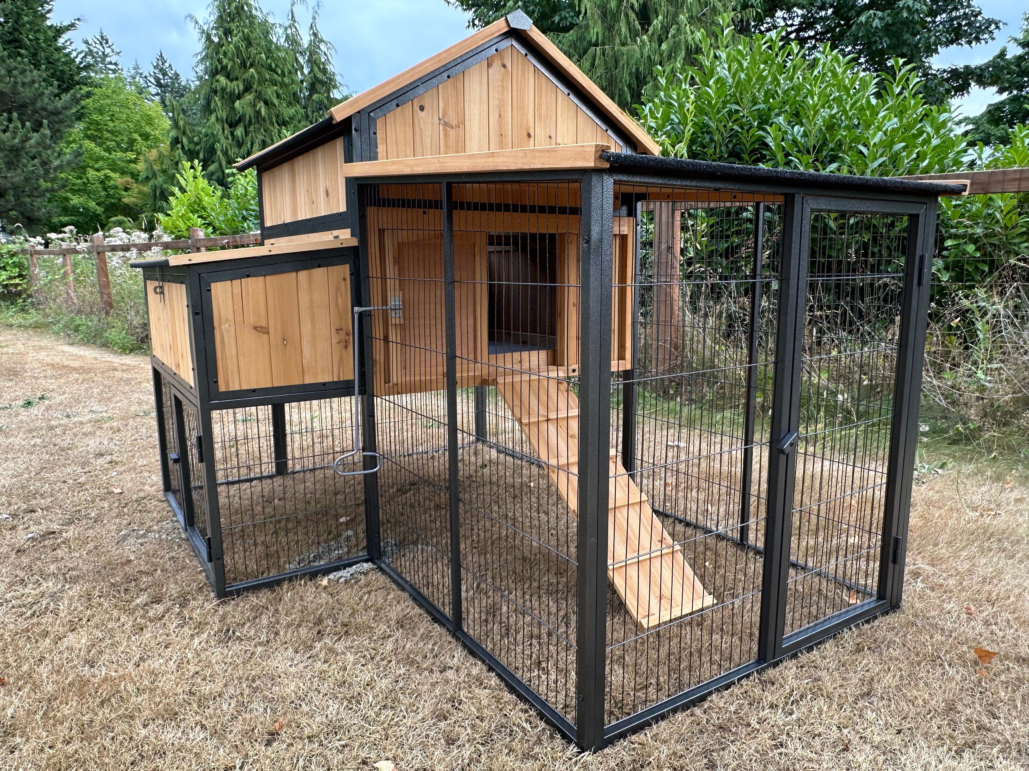 NEW-METAL Cottage Coop.  in-stock