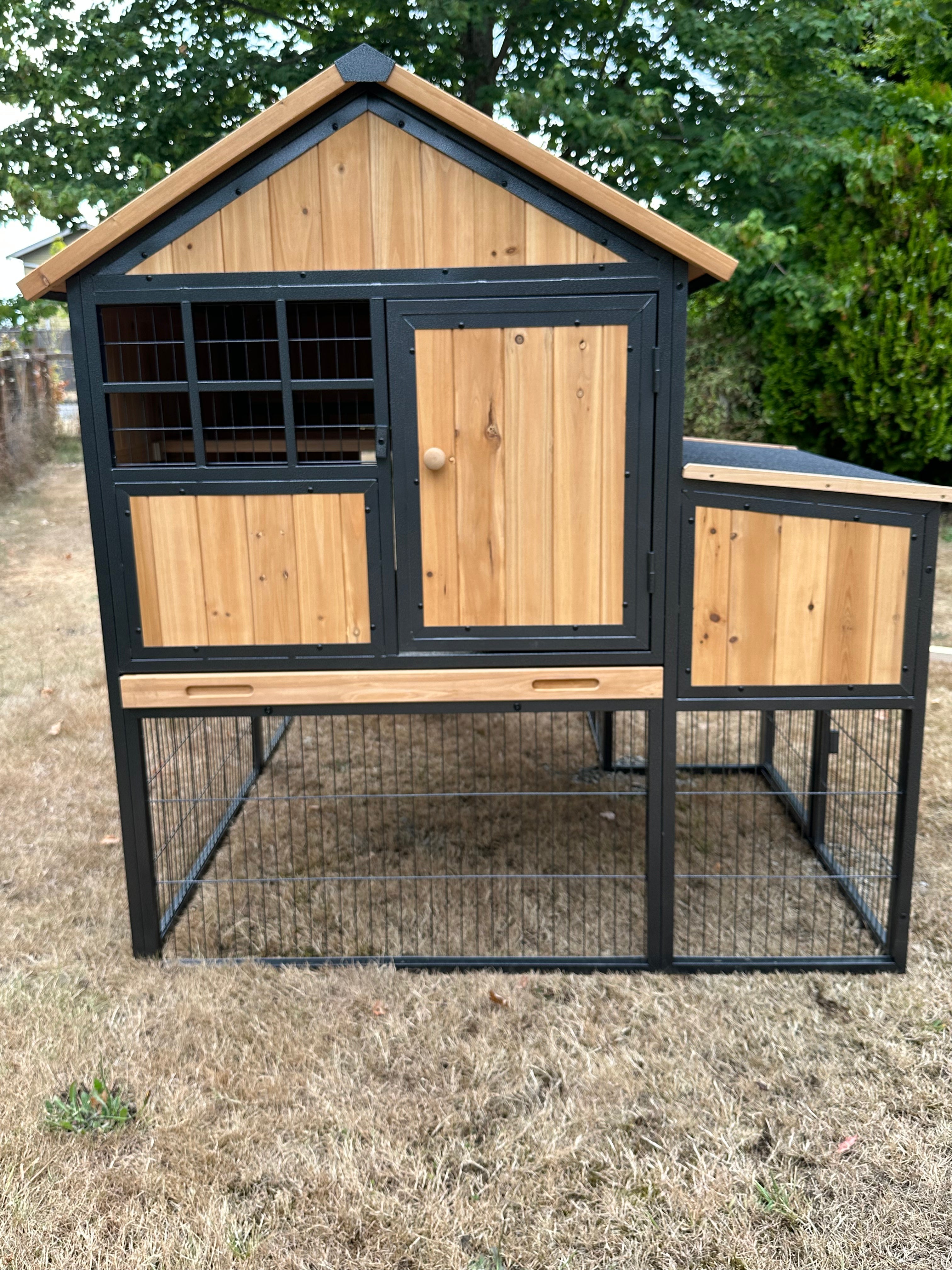 NEW-METAL Cottage Coop.  in-stock