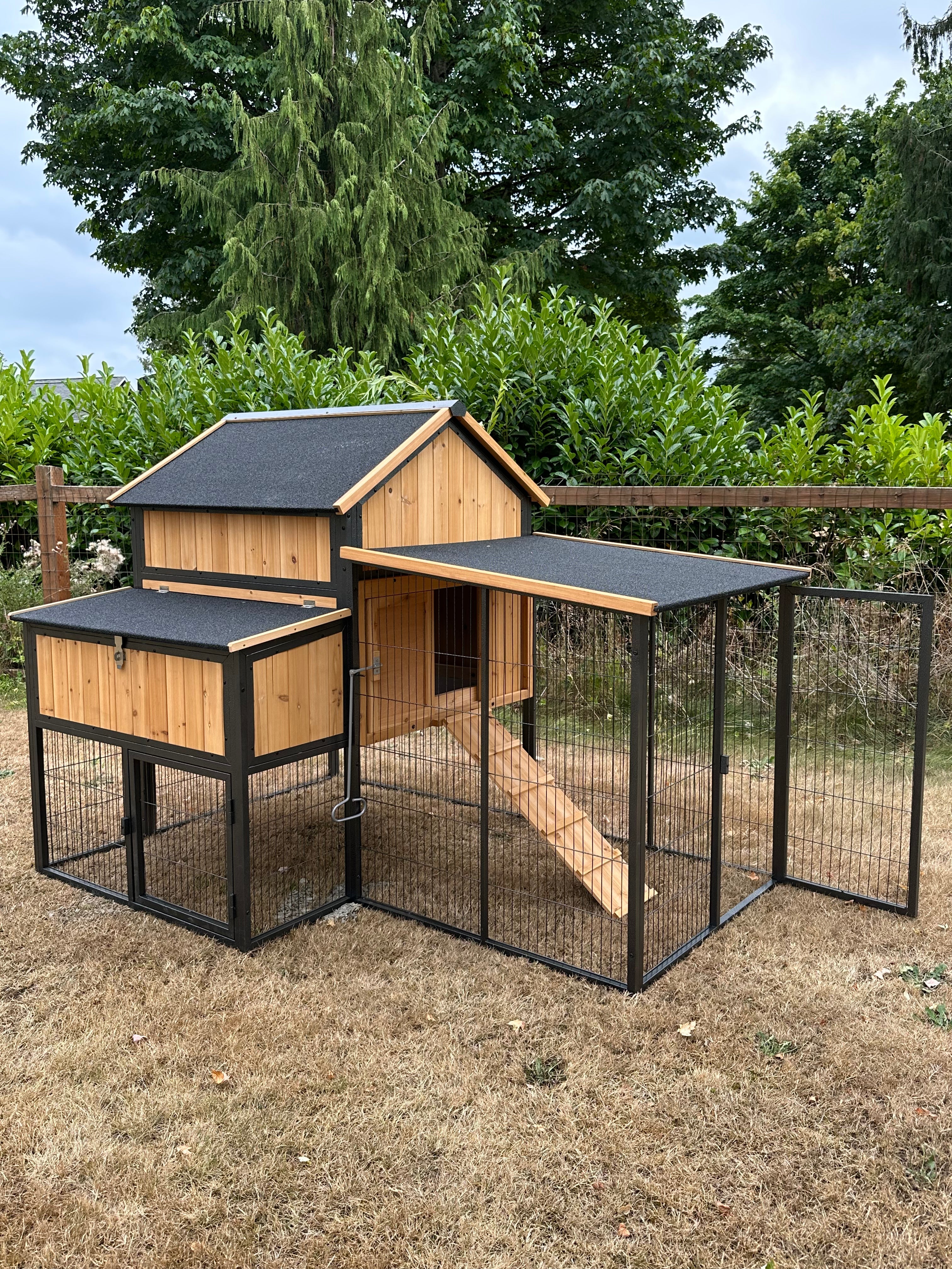 NEW-METAL Cottage Coop.  in-stock