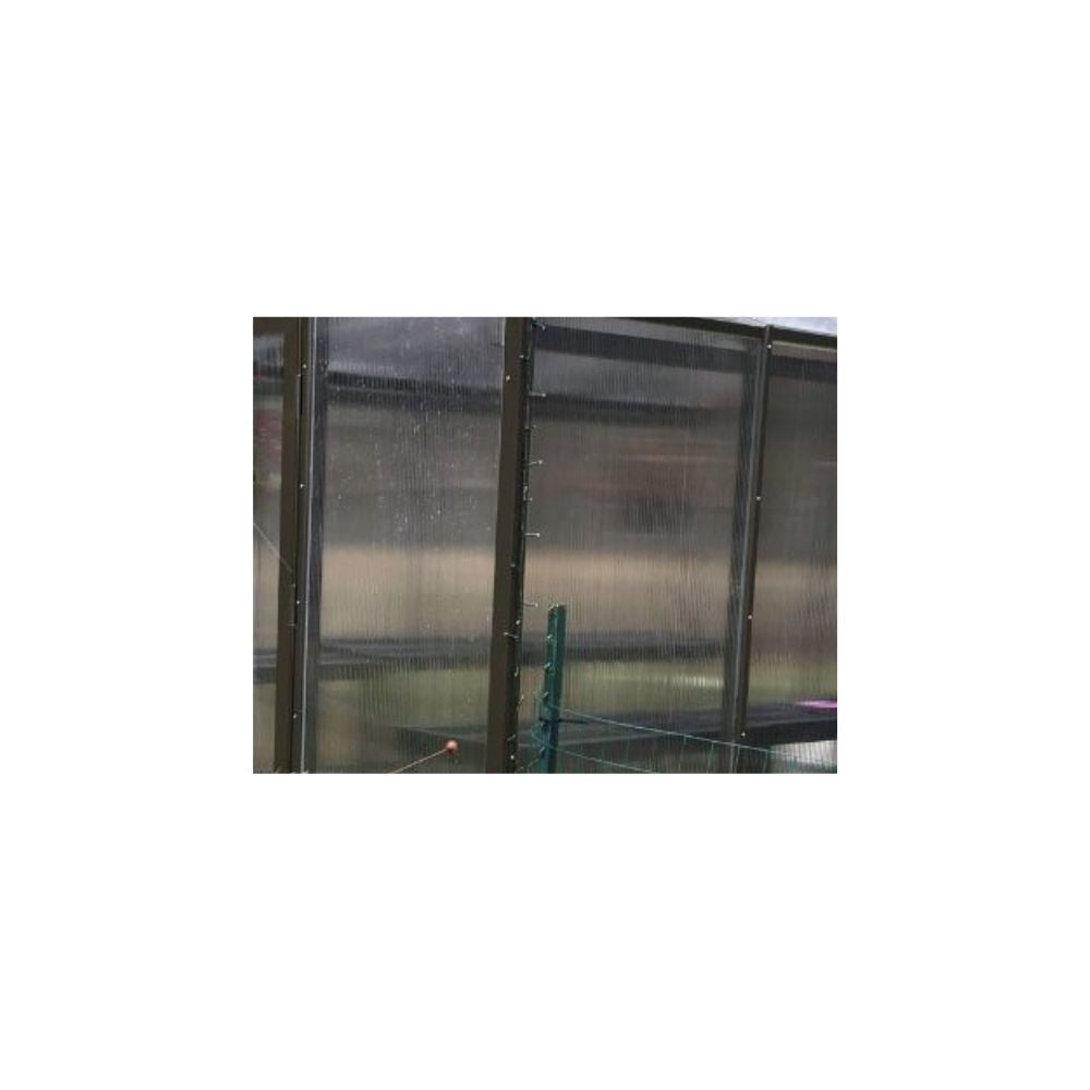 Janco greenhouse bronze aluminum frame finish reference