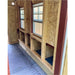 Closeup of the interior nesting boxes.