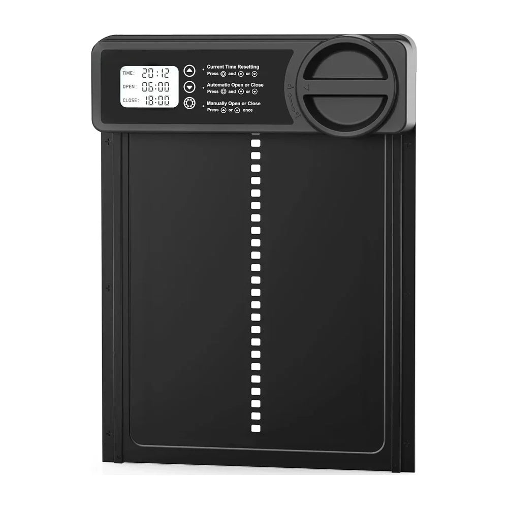 Automatic Chicken Coop Door with Intelligent Timer and Aluminum Timing Opener