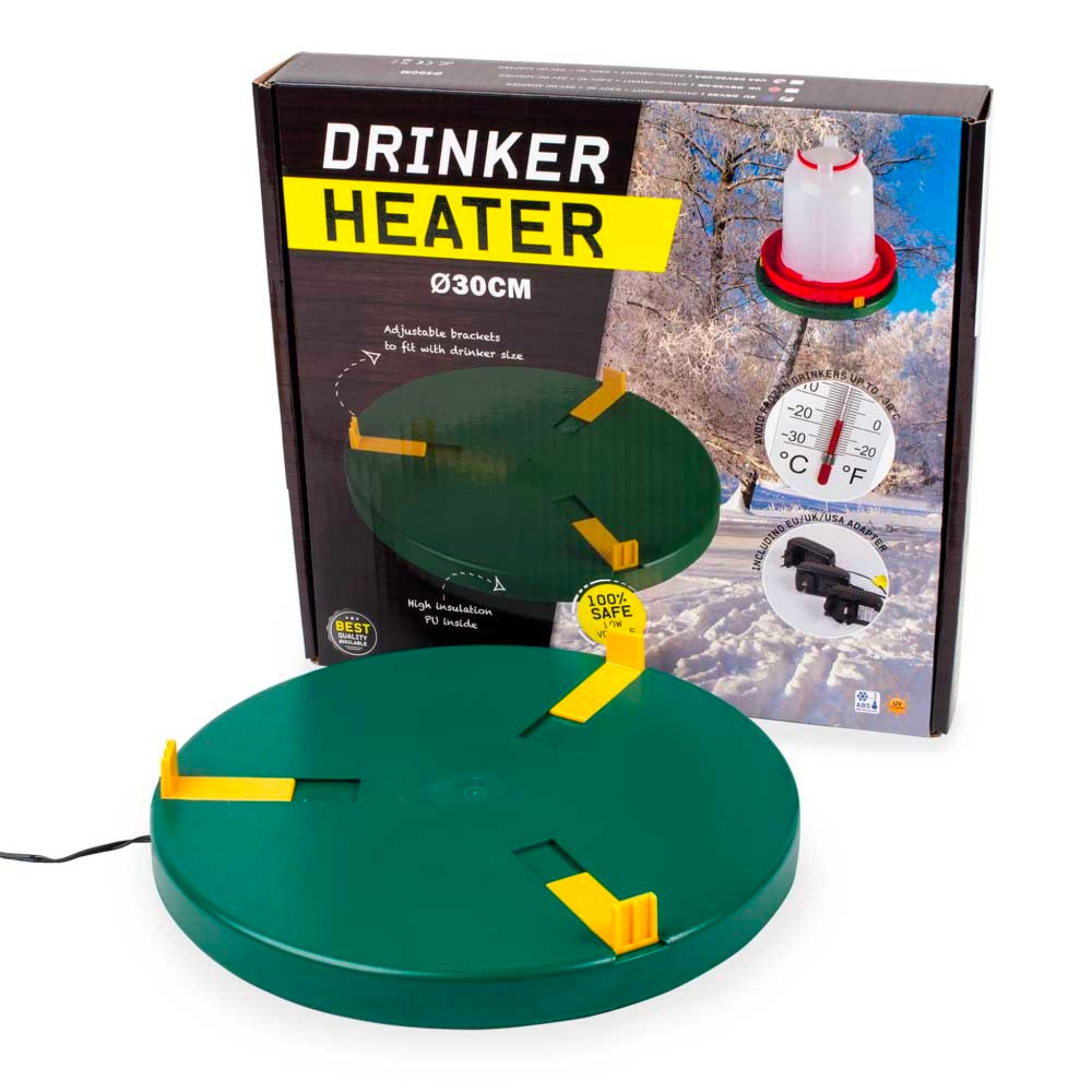 Hatching Time Water Heater for Poultry Waterers - 12"