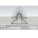 Diagram of the 11'4" Bootstrap Farmer Gothic High Tunnel.