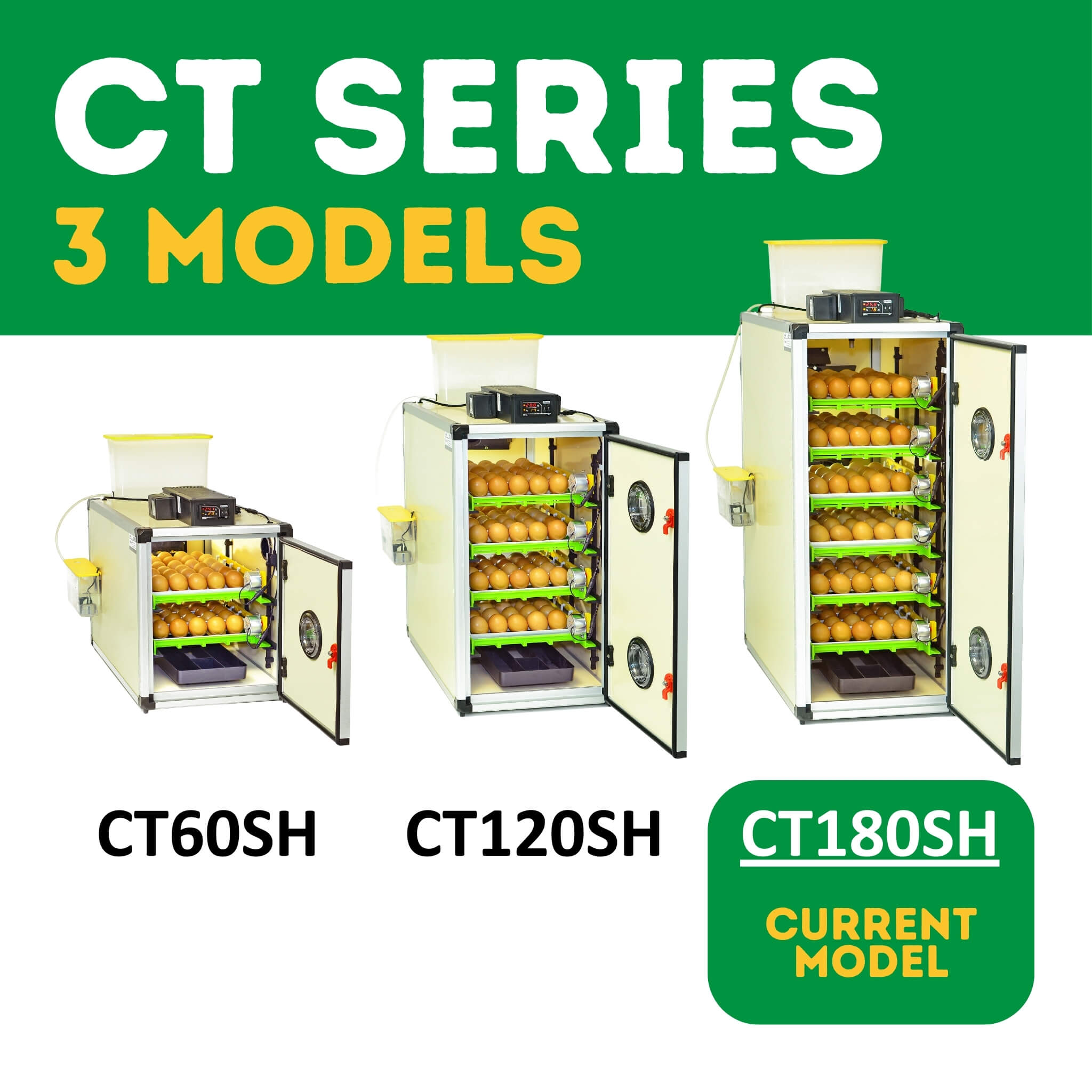 Cimuka CT180 SH Egg Incubator - Setter & Hatcher