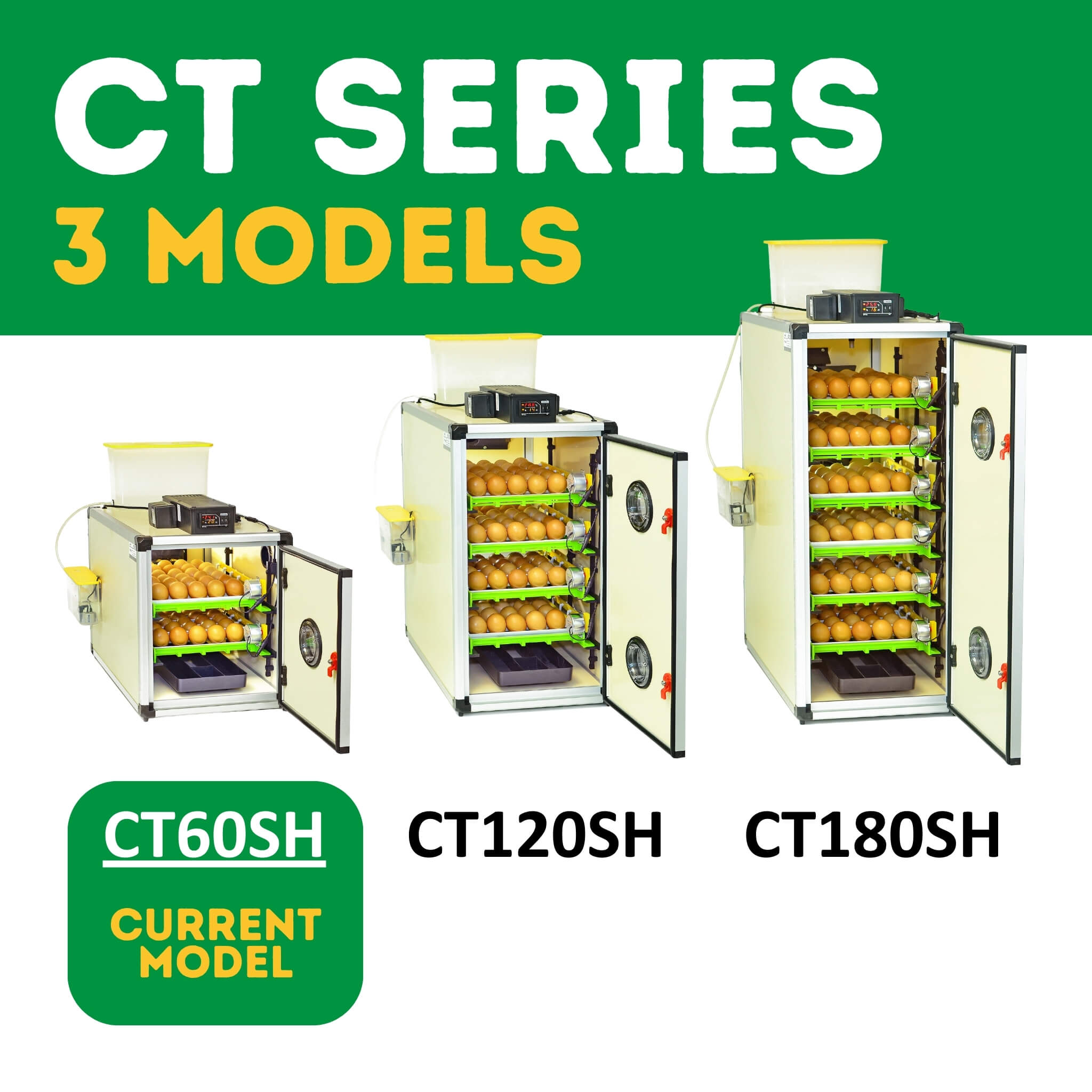 Cimuka CT60 SH Egg Incubator - Setter & Hatcher