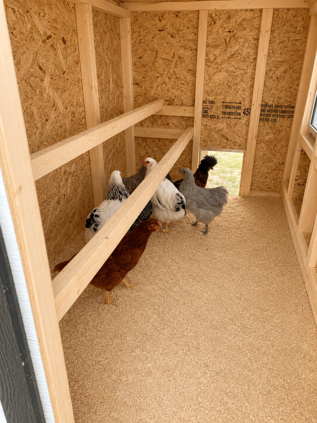 Large Chicken Coop - Up to 15 Chickens