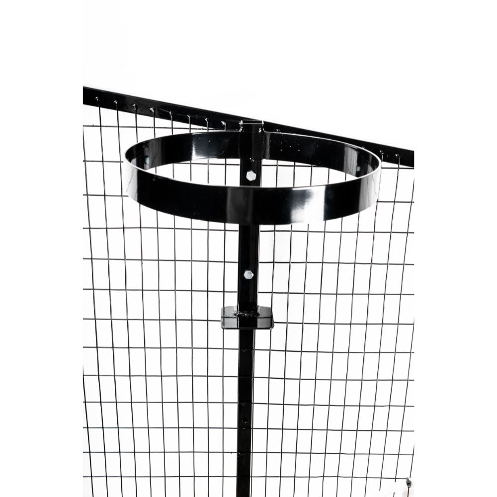 Mounting bracket for Porta Coop 5 gallon 3-bowl poultry waterer bucket