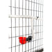 Close-up of Porta Coop poultry waterer drinking bowl and water supply tubing