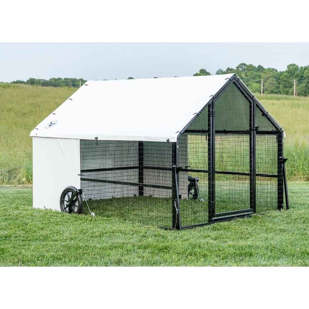 Porta Coop 6' x 8' Heritage mobile chicken coop on pasture