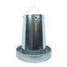 Porta Coop galvanized poultry feeder with elevated legs and feeding pan