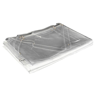 Folded clear Porta Coop Winter Kit enclosure