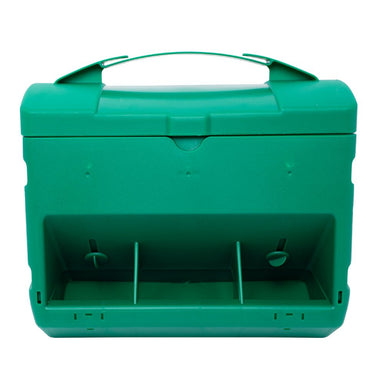 Wise Green 10 lb poultry feeder with outside-access feeding trough